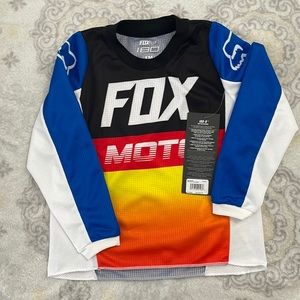 Fox Motocross Long Sleeve Boys Shirt Size 180